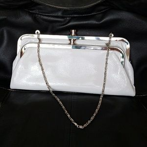 Patent leather evening bag